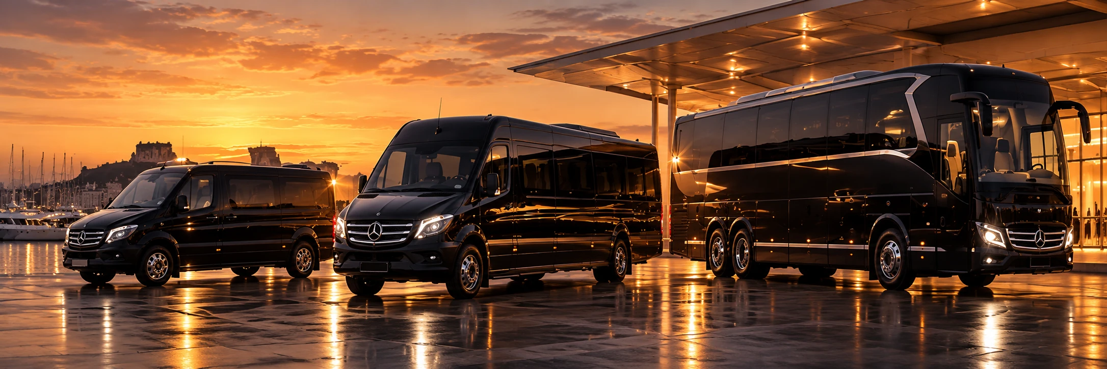 Minibus et bus premium avec chauffeur NTC Luxury Services